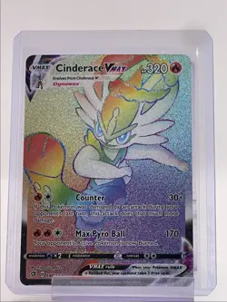 CINDERACE VMAX 2020 POKEMON SWSH REBEL CLASH SECRET RARE 194/192 Q4561 - Image 1