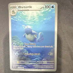 Pokemon Wartortle Illustration Rare Holo 171/165 Sv Scarlet & Violet 151 100 HP - Image 1