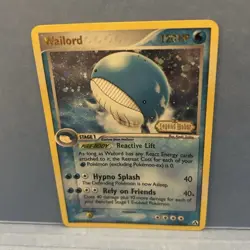 Pokemon The Pokemon Company Wailord 14/92 Legend Maker 120 HP Holo Rare Stage 1 - Image 1