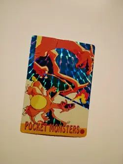 Charizard 11 Vintage Holo Japanese Prism Vending Sticker Pokemon Pocket Monsters - Image 1
