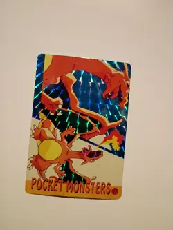 Charizard 11 Vintage Holo Japanese Prism Vending Sticker Pokemon Pocket Monsters - Image 3