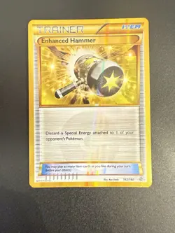 Pokemon XY - Primal Clash Holo Enhanced Hammer (162 Secret Rare) 162/160 - LP - Image 3