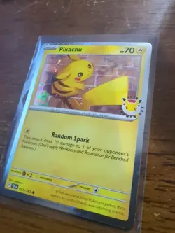 Pikachu 051 /162 Stamped 2026 Pokemon Day 30 Promo TCG - NM - Image 2