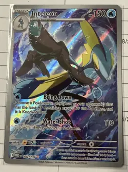 Pokemon TCG Mega Evolution Inteleon 142/132 Illustration Rare NM - Image 1