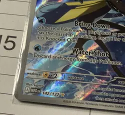 Pokemon TCG Mega Evolution Inteleon 142/132 Illustration Rare NM - Image 2