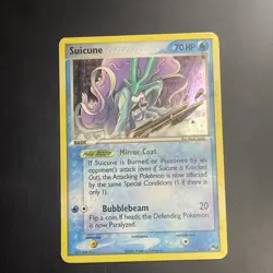 Pokemon TCG Pop Series 2 promo Suicune 4/17 Holo Rare promo 2006 TCG (LP/MP+) - Image 1