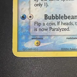 Pokemon TCG Pop Series 2 promo Suicune 4/17 Holo Rare promo 2006 TCG (LP/MP+) - Image 5