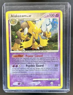 2007 Pokemon Diamond & Pearl Mysterious Treasures Alakazam Reverse Holo #2/123 - Image 1