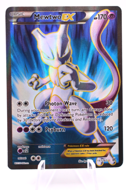 Pokemon TCG Mewtwo EX Full Art 157/162 Breakthrough Ultra Rare 170 HP Holo - Image 1