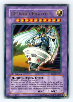 Yugioh UFOroid Fighter CRV-EN034 1st Ultra Rare - VLP-NM 💎 - Image 1