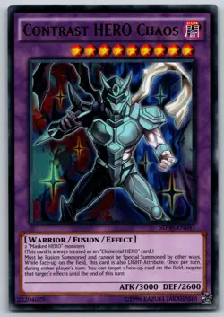 Contrast HERO Chaos SDHS-EN041 - Ultra Rare - YuGiOh - Near Mint - Image 3