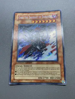 Yu-Gi-Oh! Gorz The Emissary Of Darkness Secret Limited Edition DLG1-EN000 HP - Image 1
