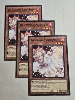 3x Ash Blossom & Joyous Spring 1st Edition Common L5DD-ENY17 Yu-Gi-Oh! - Image 1