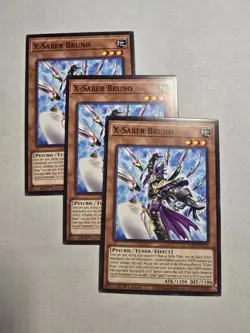 3x X-Saber Bruno 1st Edition Common L26D-ENX15 Yu-Gi-Oh! - Image 1