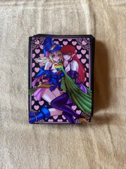 Manamoon Dark Magician Girl Harpie Lady LGBT+ YuGiOh YGO Sized Sleeves 50x - Image 1