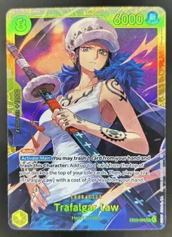 2026 One Piece Heroines Edition Trafalgar Law Secret Rare #EB03-062 - Image 1