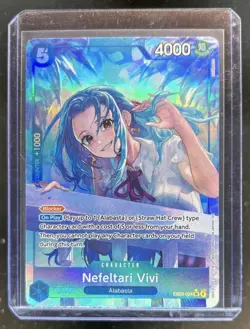 2026 One Piece Heroines Edition Nefeltari Vivi Super Rare #EB03-024 - Image 1