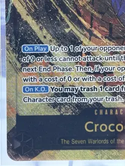 Bandai One Piece Card Game Crocodile OP14-120 Special Foil x3 Lot - Image 4