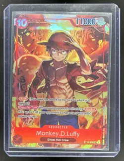 2022 One Piece Promos Monkey.D.Luffy Treasure Booster Set Super Rare #ST10-006 - Image 1