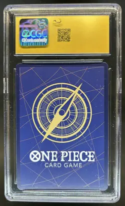 2025 One Piece Carrying On His Will Silvers Rayleigh Super Rare #OP13-066 CGC 10 - Image 2