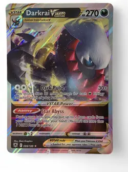 Darkrai VSTAR Jumbo Pokemon Card - NM Condition- Oversized Promo - Image 1