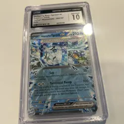 CGC 10 Wellspring Mask Ogerpon EX 064 Twilight Masquerade Full Art Pokemon Card - Image 1