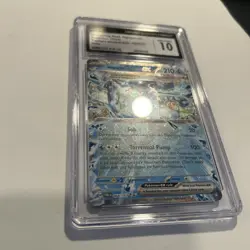 CGC 10 Wellspring Mask Ogerpon EX 064 Twilight Masquerade Full Art Pokemon Card - Image 3