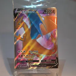 Pokemon Champions Path Charizard V SWSH050 Promo Full Art Card Sealed - Image 1