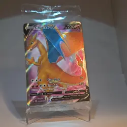 Pokemon Champions Path Charizard V SWSH050 Promo Full Art Card Sealed - Image 2