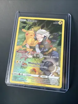 Pikachu SWSH11 Lost Origin Trainer Card Pokemon Card Gem Mint Condition Rare - Image 1