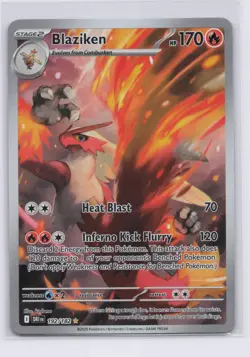 Pokemon TCG Blaziken Destined Rivals Illustration Rare Card 192/182 NM - Image 1