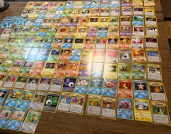 Massive Pokemon Japanese (Pocket Monsters) Vintage Card Lot 153 Total Cards - Image 3