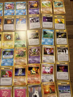 Massive Pokemon Japanese (Pocket Monsters) Vintage Card Lot 153 Total Cards - Image 4