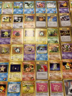 Massive Pokemon Japanese (Pocket Monsters) Vintage Card Lot 153 Total Cards - Image 5