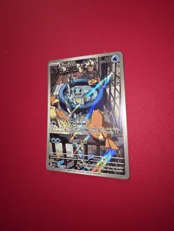 Pokemon TCG Squirtle Stellar Crown Illustration Card 148/142 Near Mint Condition - Image 1