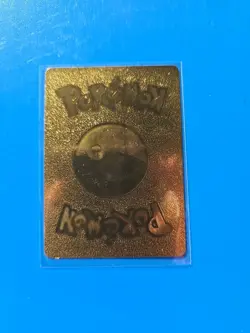 Pokemon Pikachu 075/073 Gold Foil Rare Fan Art Card LP - Image 2