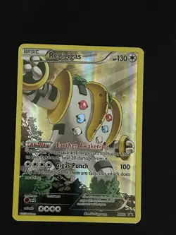 *NEW LISTING*Pokemon Regigigas Promo Full Art Holo Card XY Set 2015 English LP - Image 2