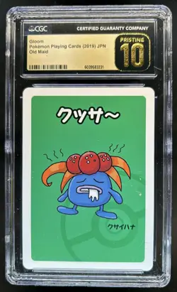 2019 Pokemon Playing Cards Japanese Old Maid Gloom CGC 10 Pristine - Image 1