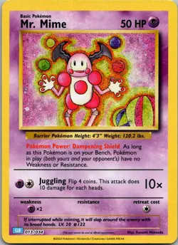 Mr. Mime Classic Collection Trading Card Game Classic 013/034 NM - Image 1