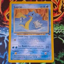 Pokemon Lapras Southern Islands Promo 12/18 Regular Basic 70HP English 2001 Card - Image 1
