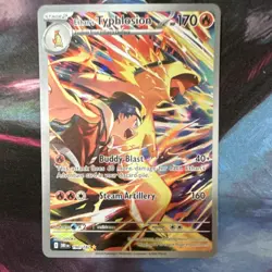 Pokemon Ethan's Typhlosion Illustration Rare Full Art Holo Card 190/182 Sv10 - Image 1