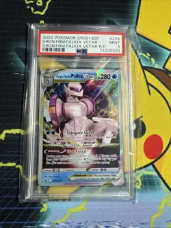 Origin Forme Palkia VSTAR SWSH254 SWSH: Sword & Shield Promo Cards Holo PSA 9 - Image 1