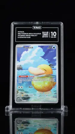 Psyduck - 226/217 - Ascended Heroes - Pokemon Card - Tag 10 Gem Mint - Image 1