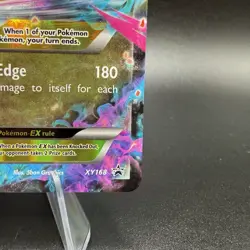 2016 Pokemon MEGA GARCHOMP EX Black Star Promo HOLO Foil Rare XY Set Card #XY168 - Image 5