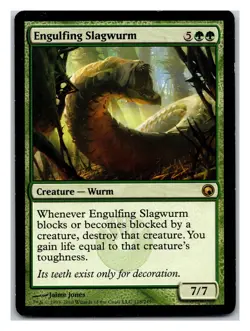 Scars of Mirrodin #118 Engulfing Slagwurm - Image 1