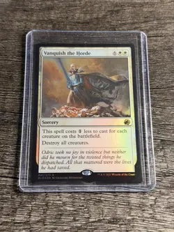Vanquish the Horde R Innistrad: Midnight Hunt 41 NM Foil - Image 1