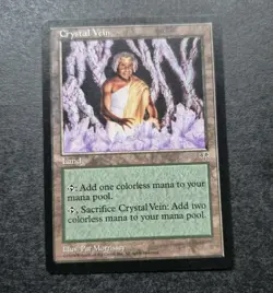 UNPLAYED Crystal Vein MAGIC Mirage MTG NM EDH CUBE VINTAGE - Image 1