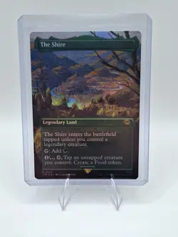 MTG The Shire (Borderless) ( Foil) Lord of the Rings NM/UNPLAYED - Image 1