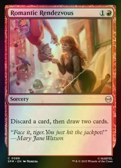 MTG Romantic Rendezvous Foil ** Marvel's Spider-Man ** English - Image 1