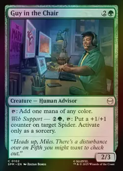 MTG Guy in the Chair Foil ** Marvel's Spider-Man ** English - Image 1